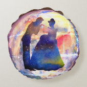 プリンセスとプリンス・ラウンド・スロー・クッション ラウンドクッション (裏面)