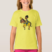 プリンセスとポニー漫画 Tシャツ (正面)