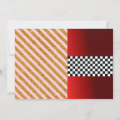 プリンセスとモンスタートラックの共同パーティの招待状 招待状 (裏面)