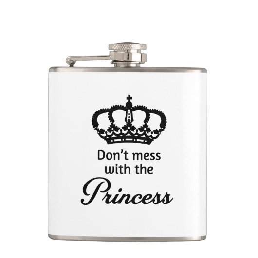 プリンセスと台なしにしないで下さい フラスク (正面)