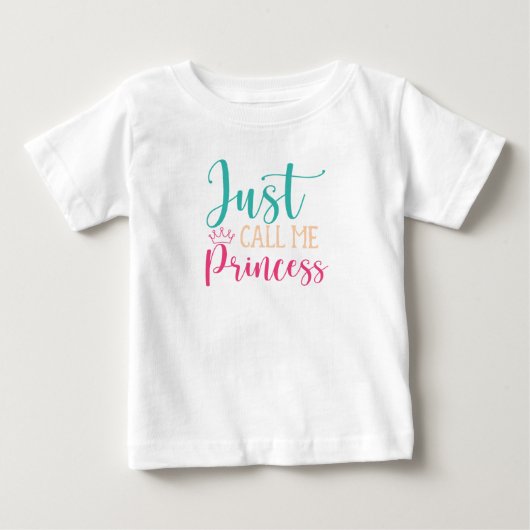 プリンセスと呼んで ベビーTシャツ (正面)