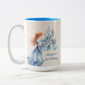 プリンセスと城 ツートーンマグカップ (左)