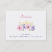 プリンセスと彼女の魔法の鏡の遊日付 コーリングカード (裏面)