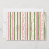 プリンセスと恐竜の少年少女合同誕生日 招待状 (裏面)