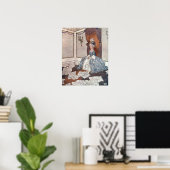 プリンセスと新聞Edmund Dulac著 ポスター (ホームオフィス)