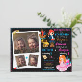 プリンセスと海賊の誕生日の招待状2テーマ 招待状 (スタンド正面)