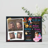 プリンセスと海賊の誕生日の招待状2テーマ 招待状 (スタンド正面)