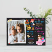 プリンセスと海賊の誕生日の招待状2テーマ 招待状 (スタンド正面)