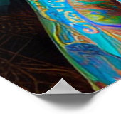 プリンセスと青い装飾ドレス ポスター (角)