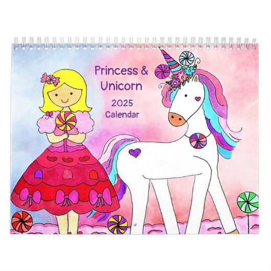 プリンセスとUnicorn 2025カレンダーVolume 3 カレンダー (カバー)
