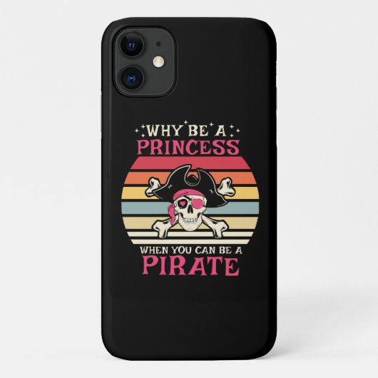 プリンセスになるより海賊になりたい Case-Mate iPhoneケース (裏面)