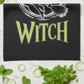 プリンセスに満ちた世界で魔女のハロウィンになる キッチンタオル (折り畳み)