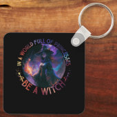 プリンセスに満ちた世界で魔女のハロウィンになる キーホルダー (裏面)