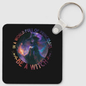 プリンセスに満ちた世界で魔女のハロウィンになる キーホルダー (裏面)