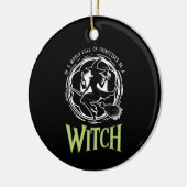 プリンセスに満ちた世界で魔女のハロウィンになる セラミックオーナメント (左)