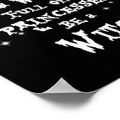 プリンセスに満ちた世界で魔女のハロウィンになる ポスター (角)