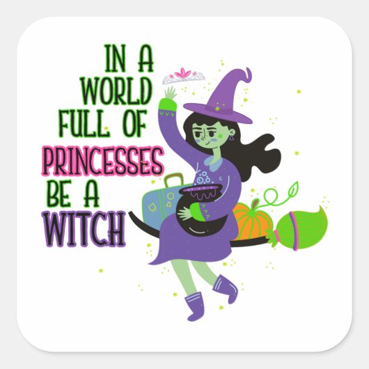 プリンセスに満ちた世界で スクエアシール (正面)