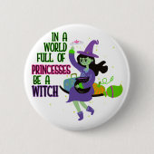 プリンセスに満ちた世界で 缶バッジ (正面)