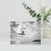 プリンセスに着陸する航空機 ポストカード (スタンド正面)