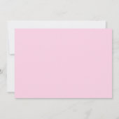 プリンセスのお誕生日パーティー招待状　楽しいおとぎ話風のデザイン 招待状 (裏面)