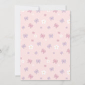 プリンセスのまま永遠に 招待状。プリンスのまま四人と永遠に 招待状 (裏面)