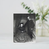 プリンセスのアリスとルドヴィヒ王子ヘッセ， 1860 ポストカード (スタンド正面)