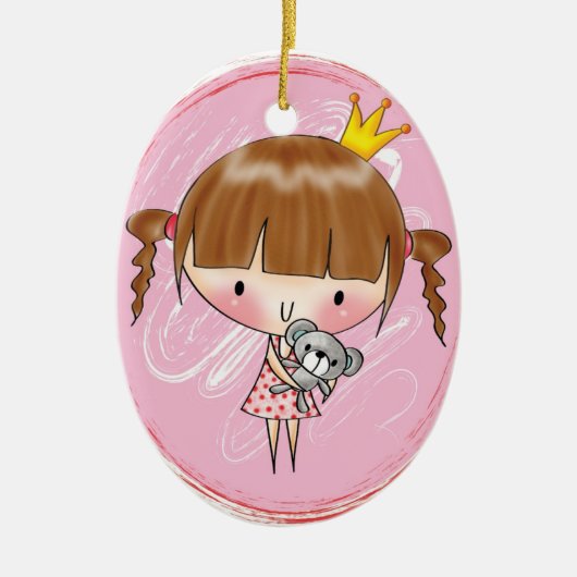 プリンセスのオーナメント セラミックオーナメント (正面)
