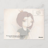 プリンセスのカエルのおとぎ話のキス ポストカード (裏面)