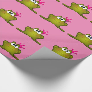 プリンセスのカエルの包装紙 ラッピングペーパー
