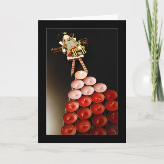 プリンセスのクリスマスまたは誕生日の挨拶 シーズンカード (正面)