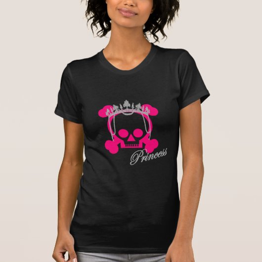 プリンセスのスカル Tシャツ (正面)