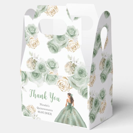 プリンセスのセージグリーンドレスキンセアニェラありがとう フェイバーボックス (オープン)