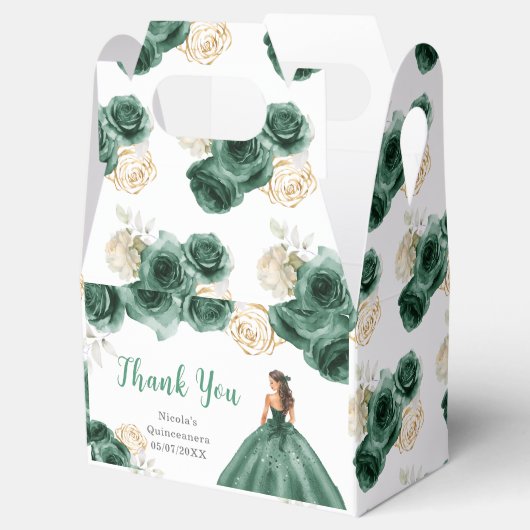 プリンセスのダークグリーンドレスキンセアニェラありがとう フェイバーボックス (オープン)