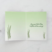 プリンセスのチャーミングな父の日 カード (内部)