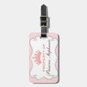 プリンセスのティアラの荷物のラベルの特性 ラゲッジタグ (正面縦)