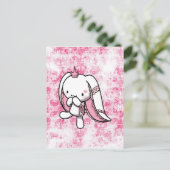 プリンセスのハート白うさぎ ポストカード (スタンド正面)