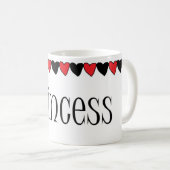 プリンセスのハート コーヒーマグカップ (正面右)