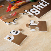 プリンセスのバケツ付き猫 ジグソーパズル (側面)