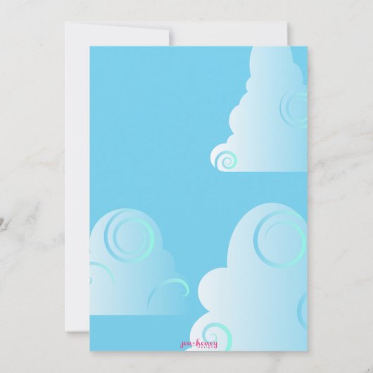 プリンセスのパーティーの写真の招待状 招待状 (裏面)