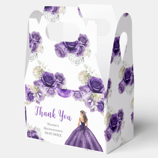 プリンセスのパープルドレスキンセアニェラありがとう フェイバーボックス (オープン)