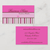 プリンセスのピンクの小さい王冠の名刺 名刺 (正面/裏面)