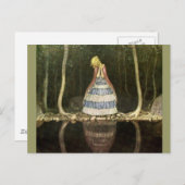 プリンセスのプール内の反射 ポストカード (正面/裏面)