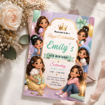 プリンセスの友達の豪華な6歳の誕生日パーティー