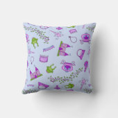 プリンセスの友達(紫色のコレクション) クッション (裏面)