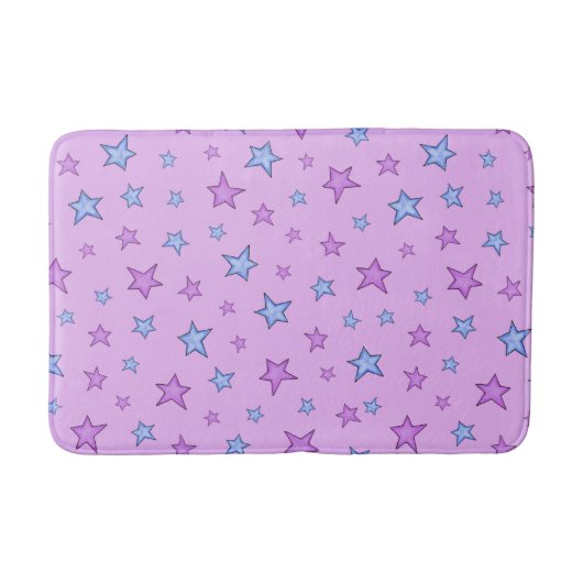 プリンセスの友達(紫色のコレクション) バスマット (正面)