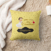 プリンセスの名前|私の日光の金ゴールドの子供部屋です クッション (ブランケット)