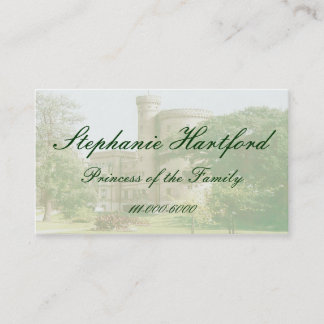 プリンセスの城のテレホンカード コーリングカード