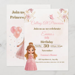 プリンセスの夢が叶う誕生日カード 少女用 シーズンカード