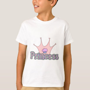 プリンセスの女の赤ちゃん Tシャツ