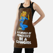 プリンセスの女性のカーボーイである エプロン (インサイチュ)